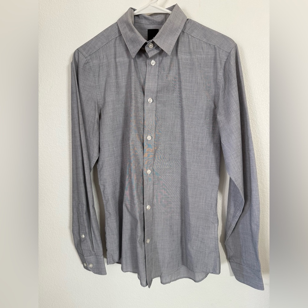 H&M Men's Light Gray Dress Shirt